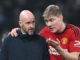 Rasmus Hojlund dhe Erik ten Hag