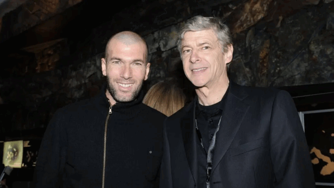 Zinedine Zidane dhe Arsene Wenger
